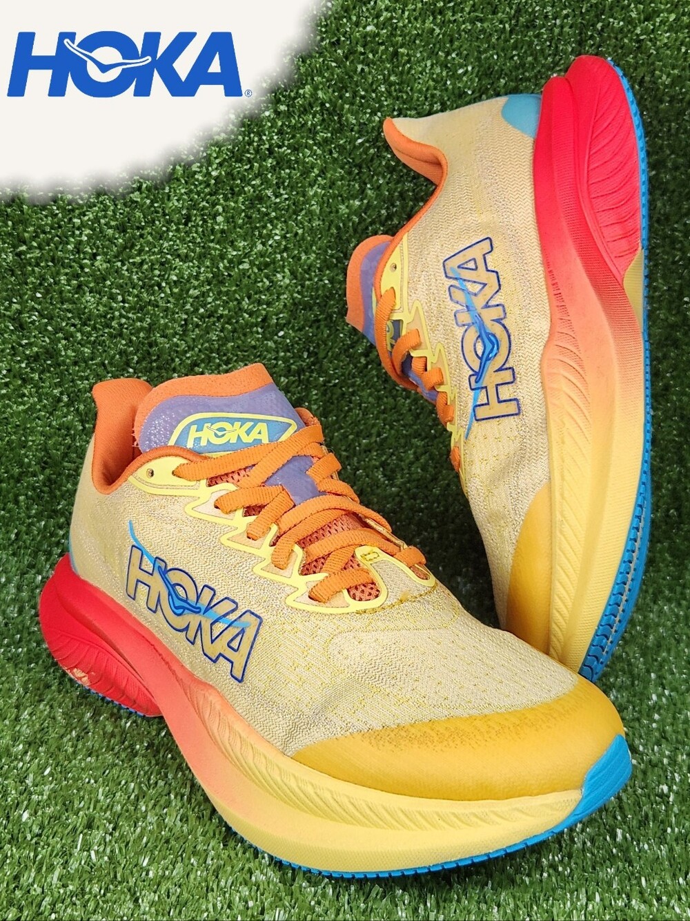 Hoka March 6 Big Boys Size 4.5 Youth Athletic Runing Cushioned Sneakers Shoes
